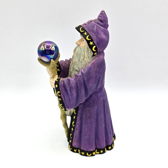 Vintage The Fantasy of Glenwillow By Russ Berrie Ceramic Wizard Glass Ball 14136 - Picture 4 of 9